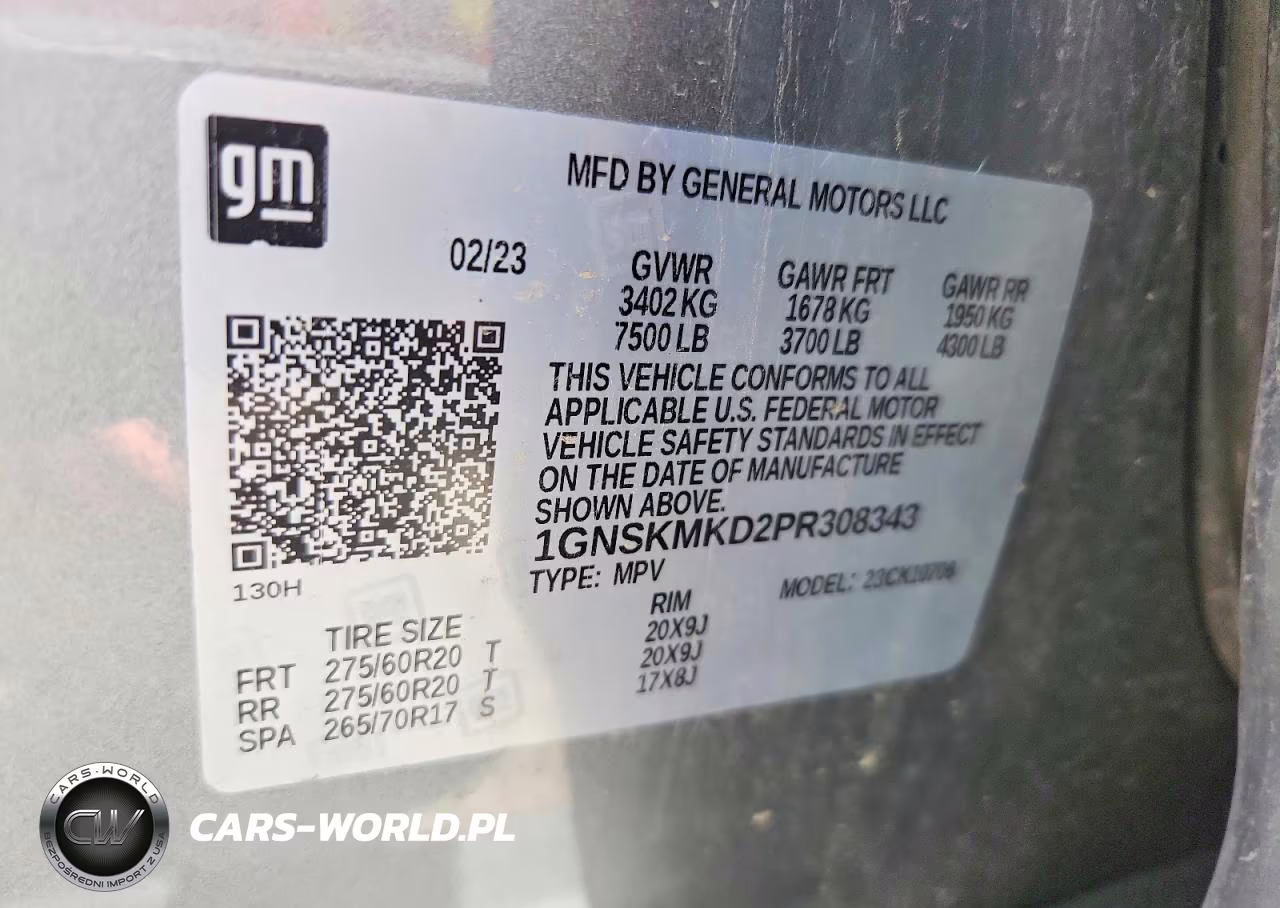 2023 Chevrolet Tahoe K1500 Ls VIN:1GNSKMKD2PR308343 - 25