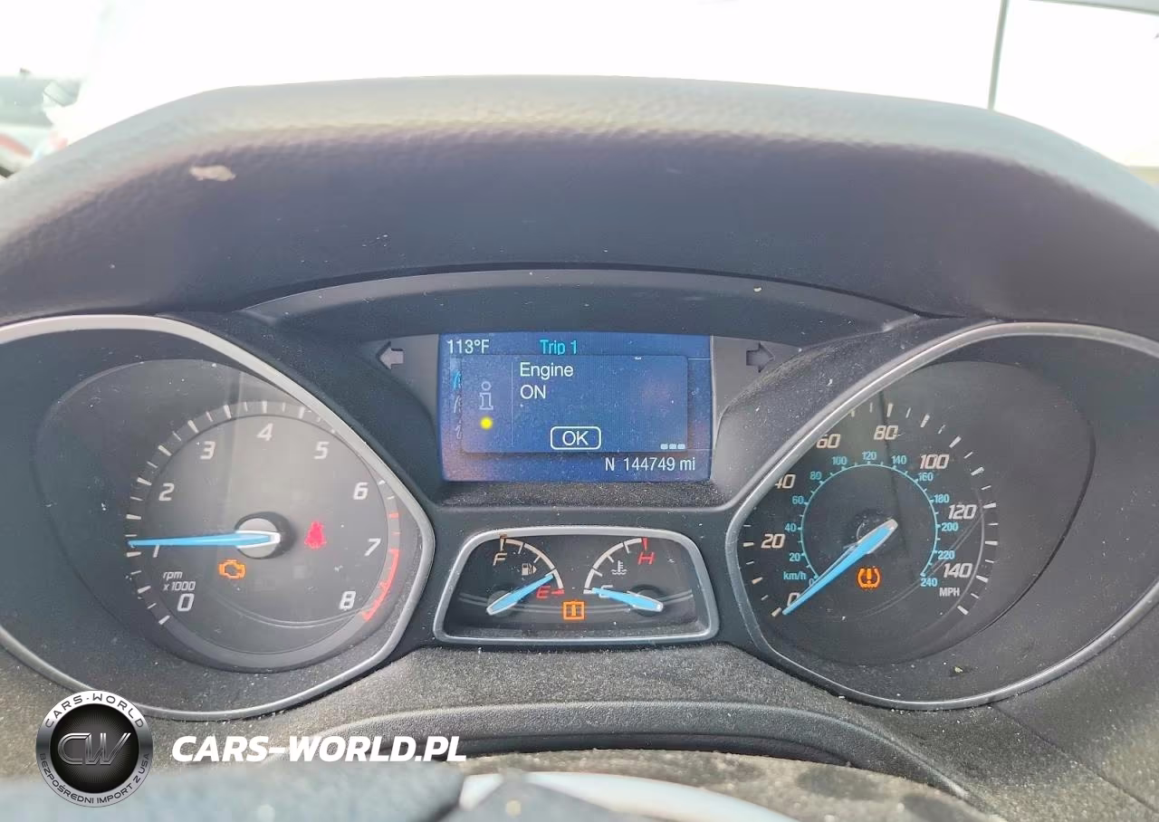 2014 Ford Focus Se VIN:1FADP3F28EL318483 - 9