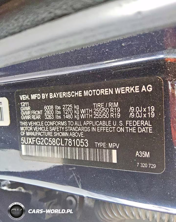 2012 BMW X6 xDrive35I VIN:5UXFG2C58CL781053 - 13