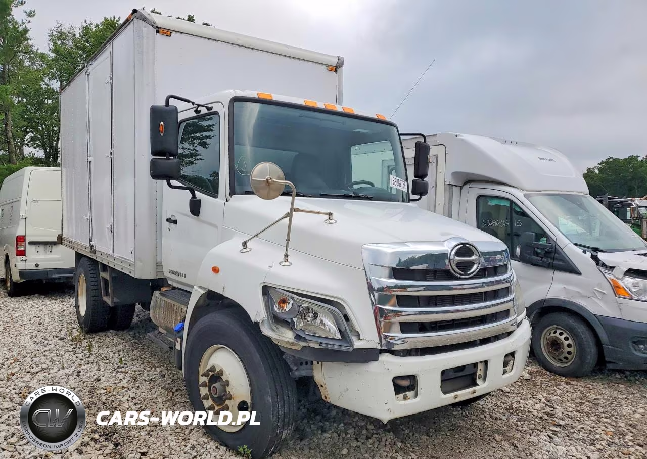 2016 Hino 338 Box Truck VIN:5PVNV8JV1G4S55677 - 4