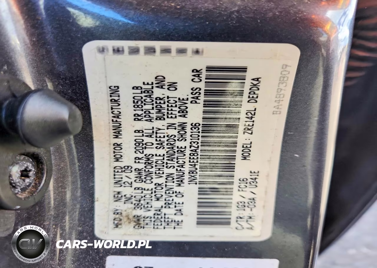 2010 Toyota Corolla Base VIN:1NXBU4EE8AZ310136 - 12