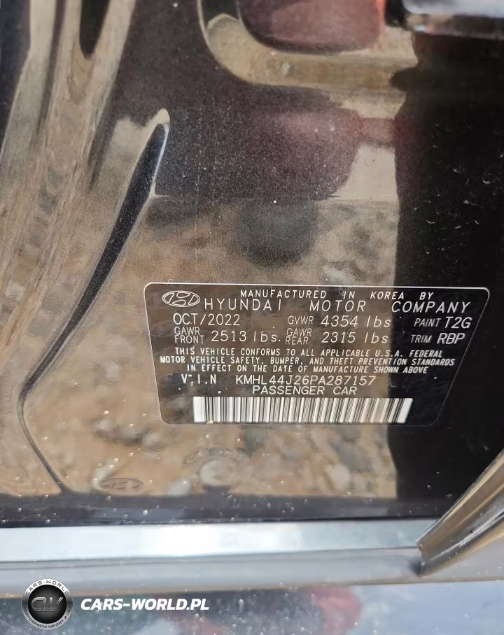2023 Hyundai Sonata Sel Plus VIN:KMHL44J26PA287157 - 12