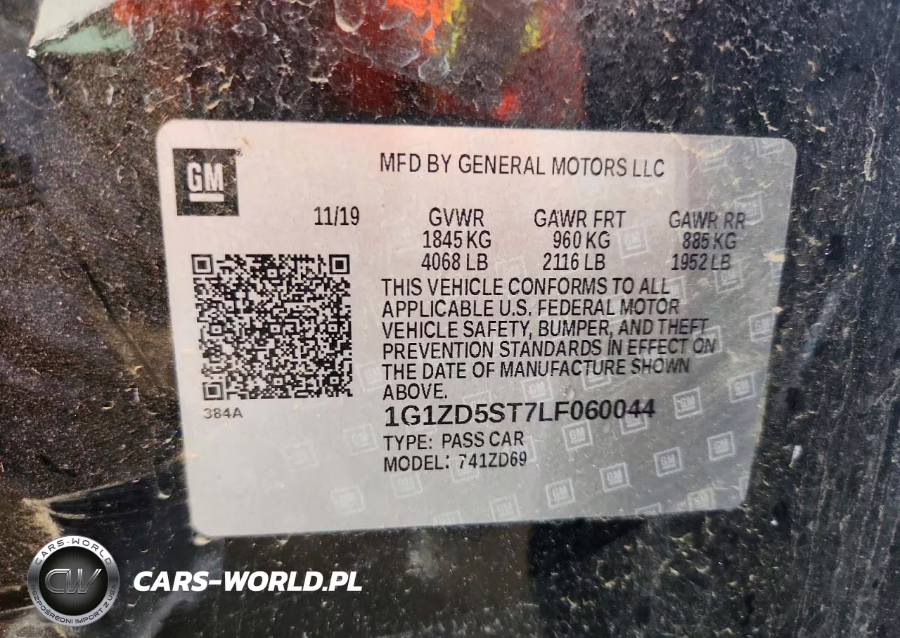 2020 Chevrolet Malibu Lt VIN:1G1ZD5ST7LF060044 - 13