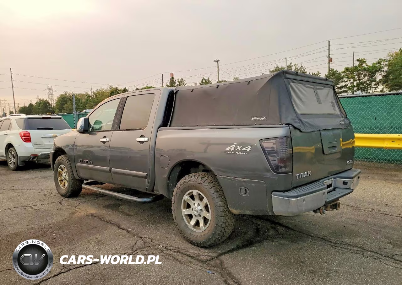 2007 Nissan Titan Xe VIN:1N6AA07B77N229391 - 2