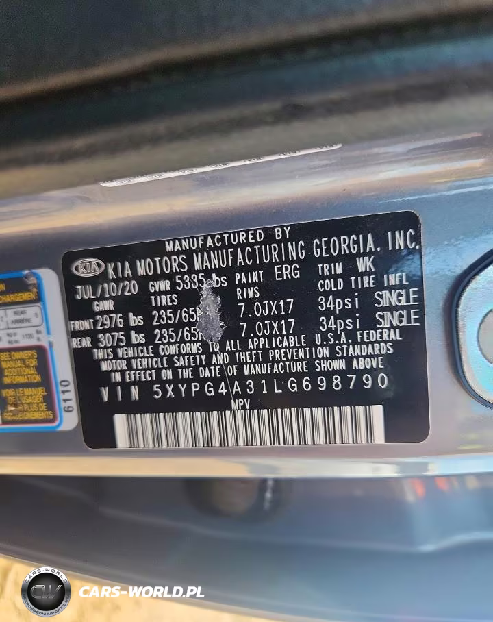 2020 Kia Sorento L VIN:5XYPG4A31LG698790 - 13