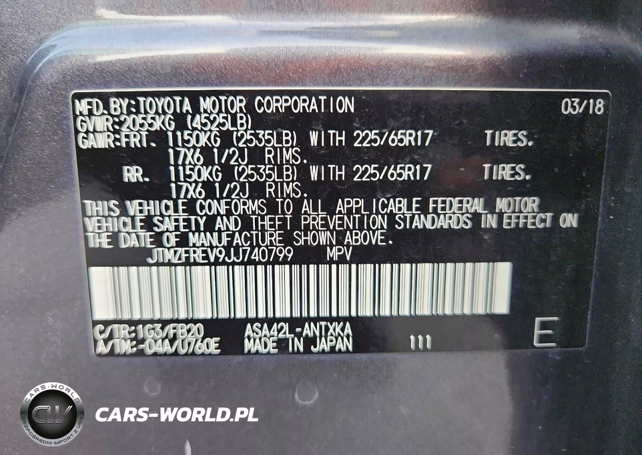 2018 Toyota Rav4 Le VIN:JTMZFREV9JJ740799 - 12