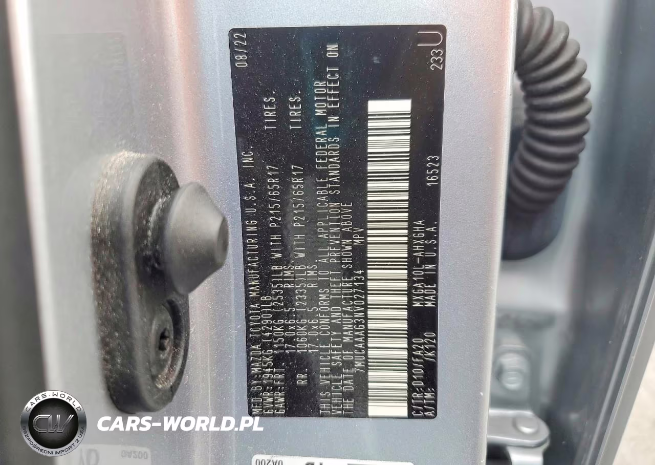 2022 Toyota Corolla Cross Le VIN:7MUCAAAG3NV027134 - 13