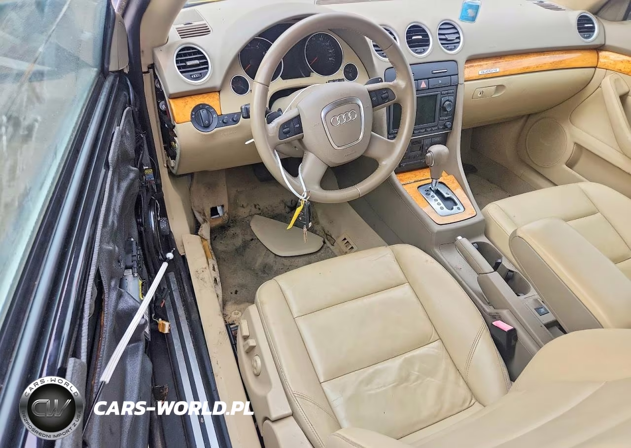 2008 Audi A4 3.2 Cabriolet Quattro VIN:WAUDH48H18K004907 - 8