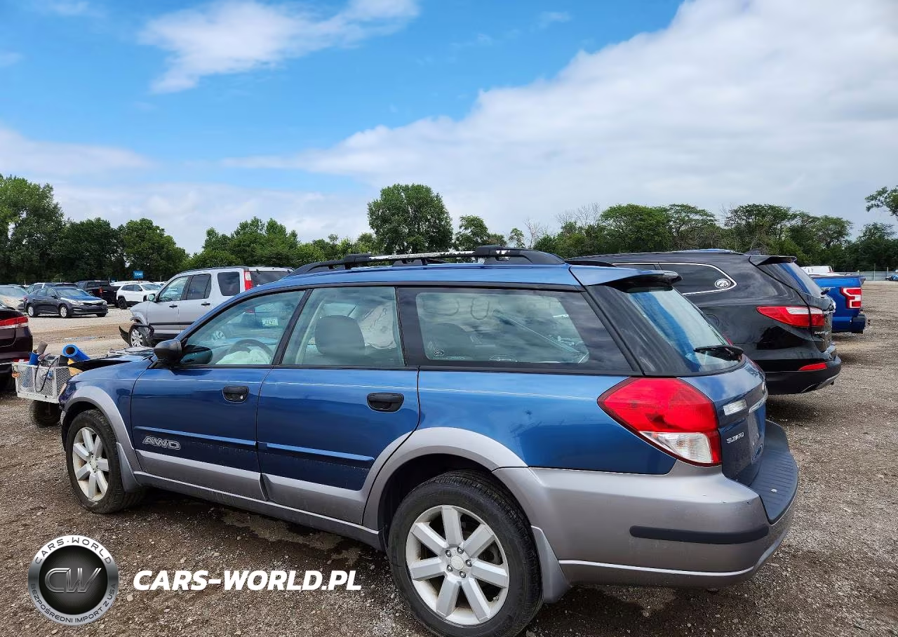 2008 Subaru Outback 2.5I VIN:4S4BP61C687345189 - 2