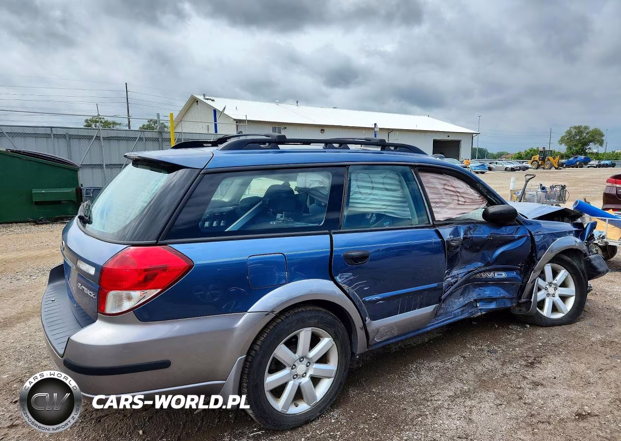 2008 Subaru Outback 2.5I VIN:4S4BP61C687345189 - 3