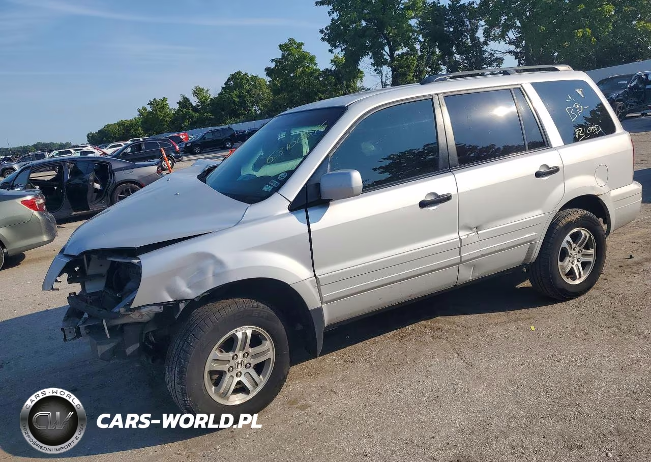 2004 Honda Pilot Ex VIN:2HKYF18494H555178 - 1