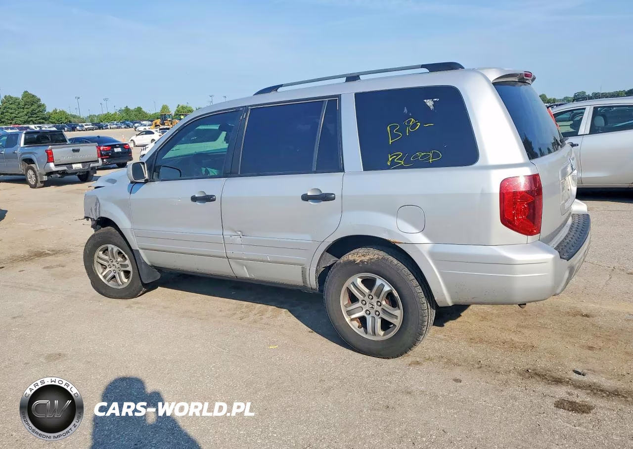 2004 Honda Pilot Ex VIN:2HKYF18494H555178 - 2