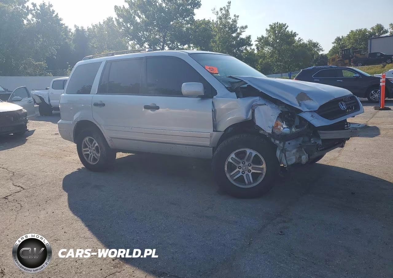 2004 Honda Pilot Ex VIN:2HKYF18494H555178 - 4