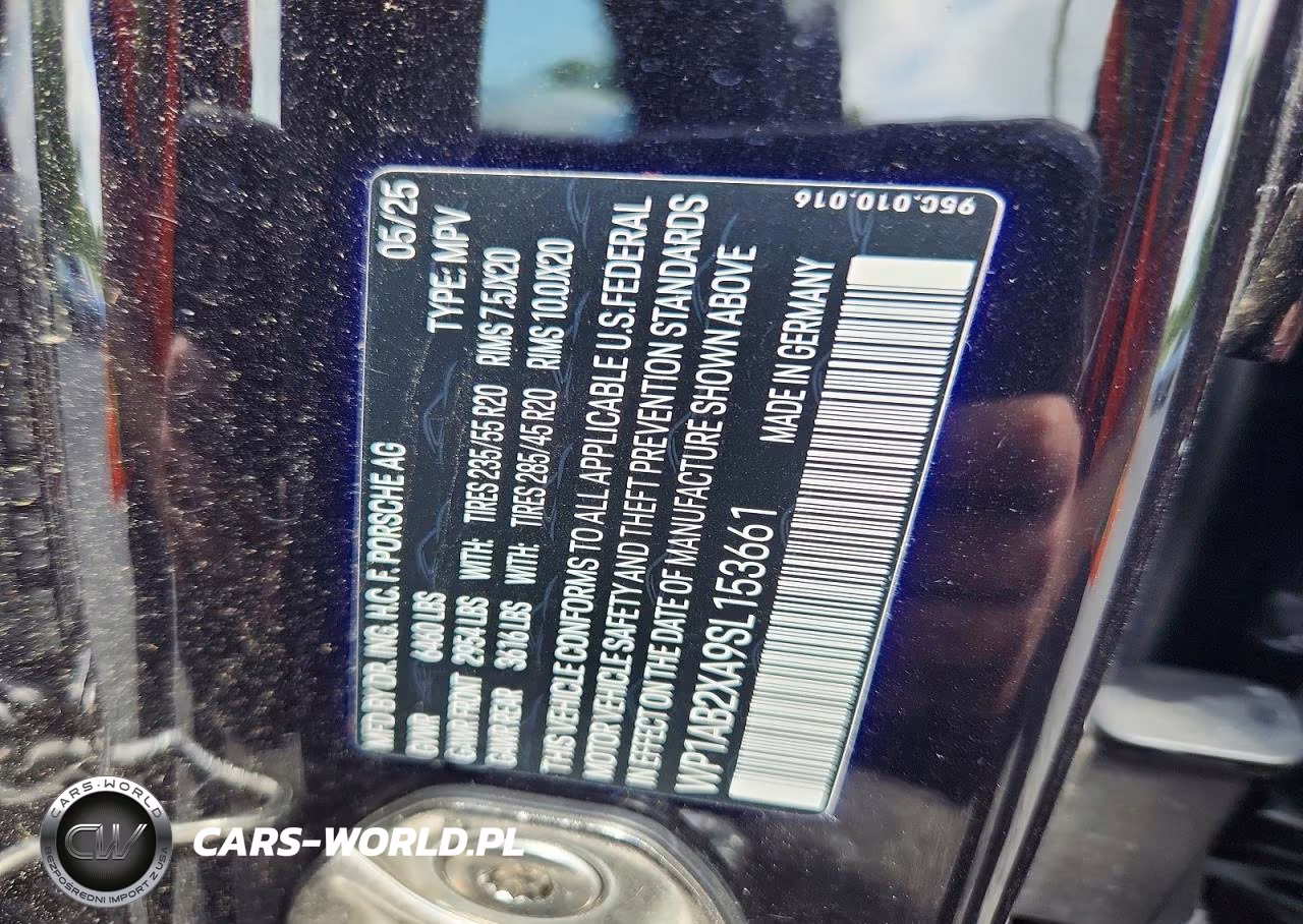 2025 Porsche Macan 4S VIN:WP1AB2XA9SL153661 - 13