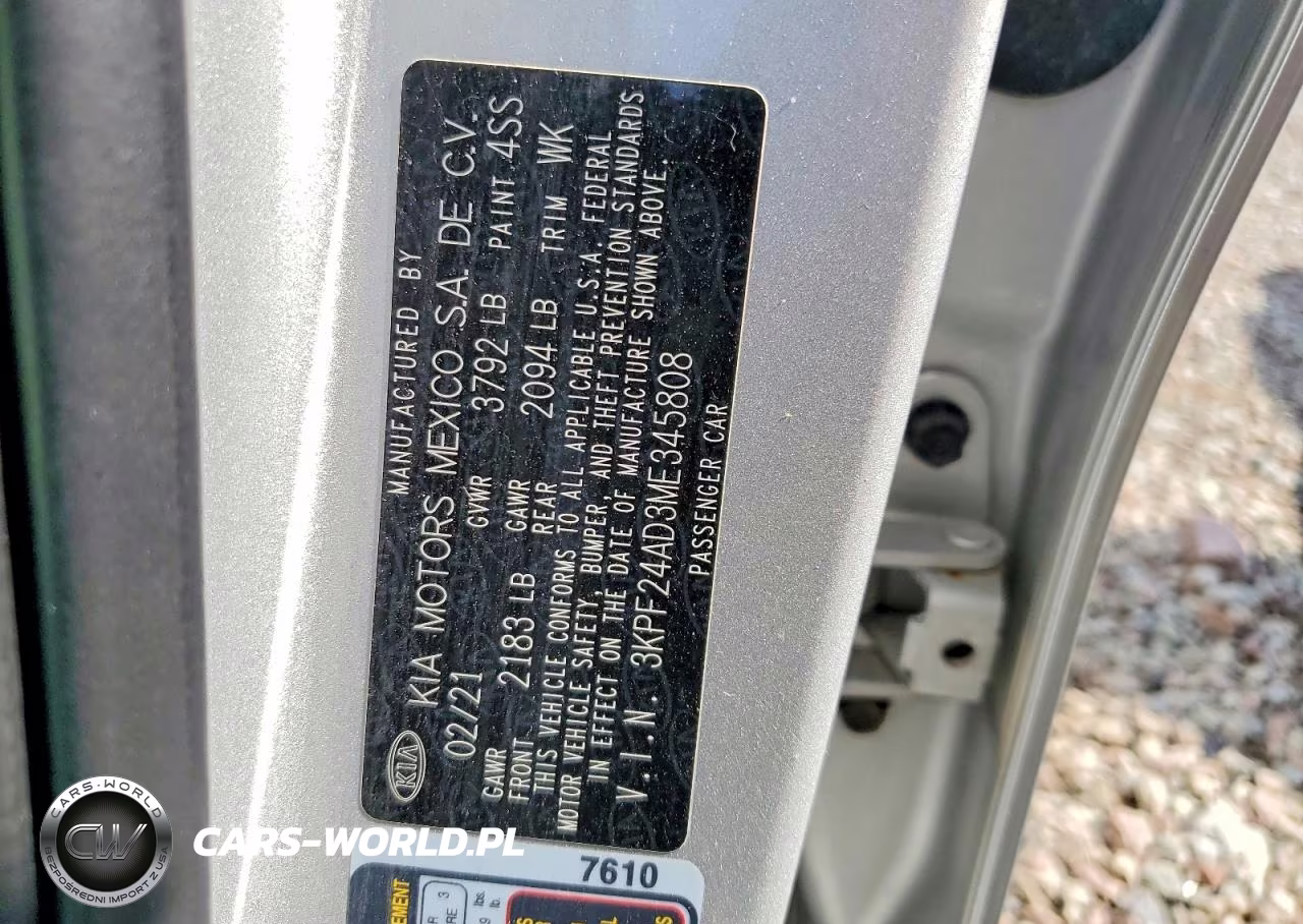 2021 Kia Forte Lxs VIN:3KPF24AD3ME345808 - 12