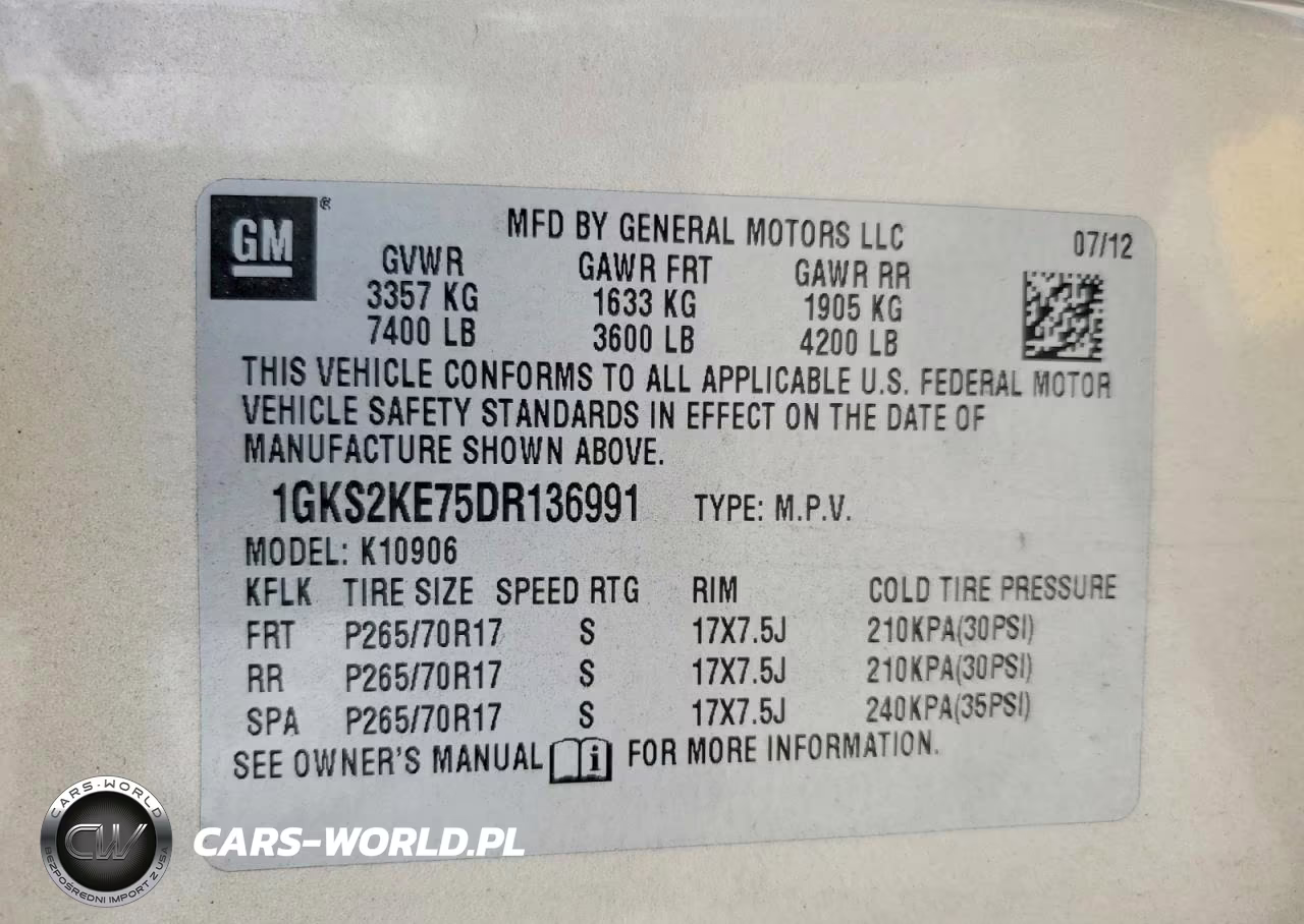 2013 GMC Yukon Xl K1500 Slt VIN:1GKS2KE75DR136991 - 14