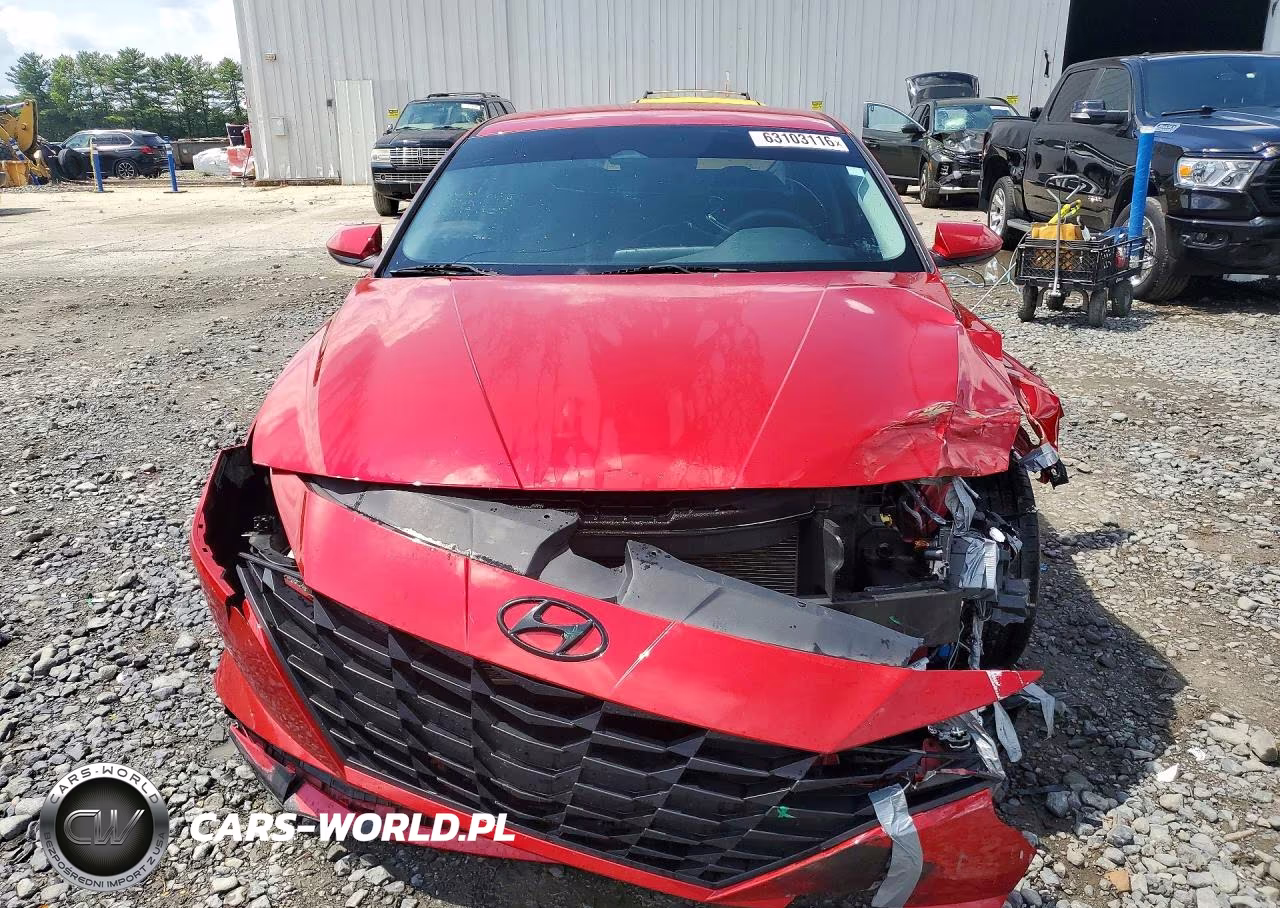 2021 Hyundai Elantra Sel VIN:5NPLM4AGXMH001993 - 5