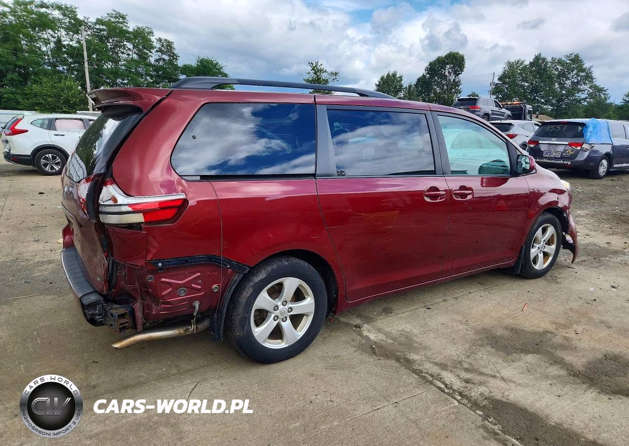 2015 Toyota Sienna Le VIN:5TDKK3DC1FS619821 - 3