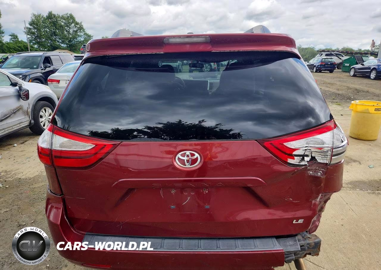 2015 Toyota Sienna Le VIN:5TDKK3DC1FS619821 - 6