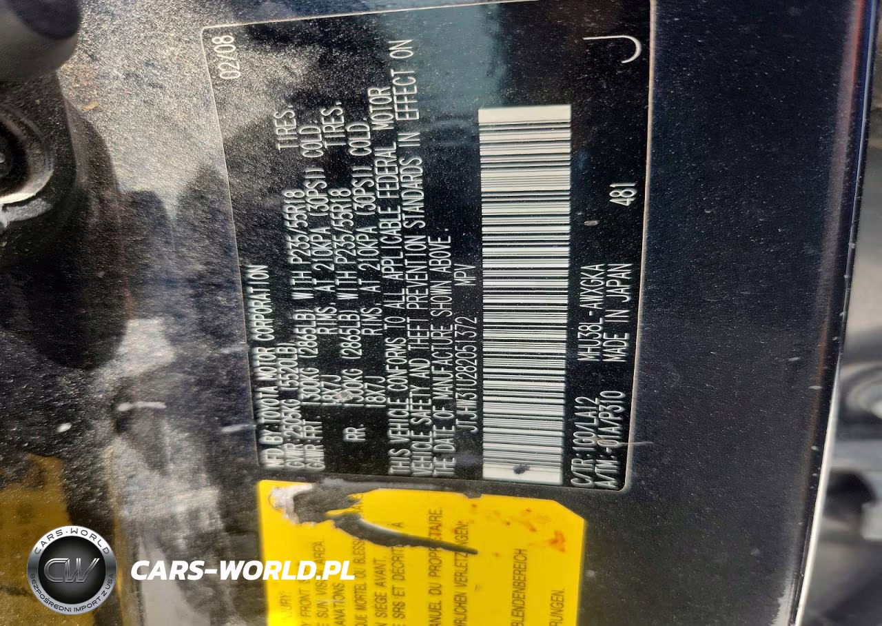 2008 Lexus Rx 400H VIN:JTJHW31U282051372 - 13