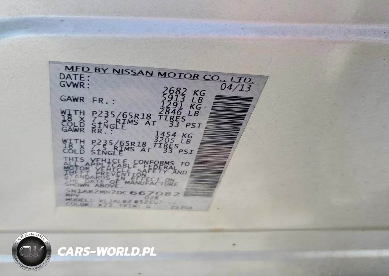 2013 Nissan Pathfinder S VIN:5N1AR2MN2DC667082 - 13