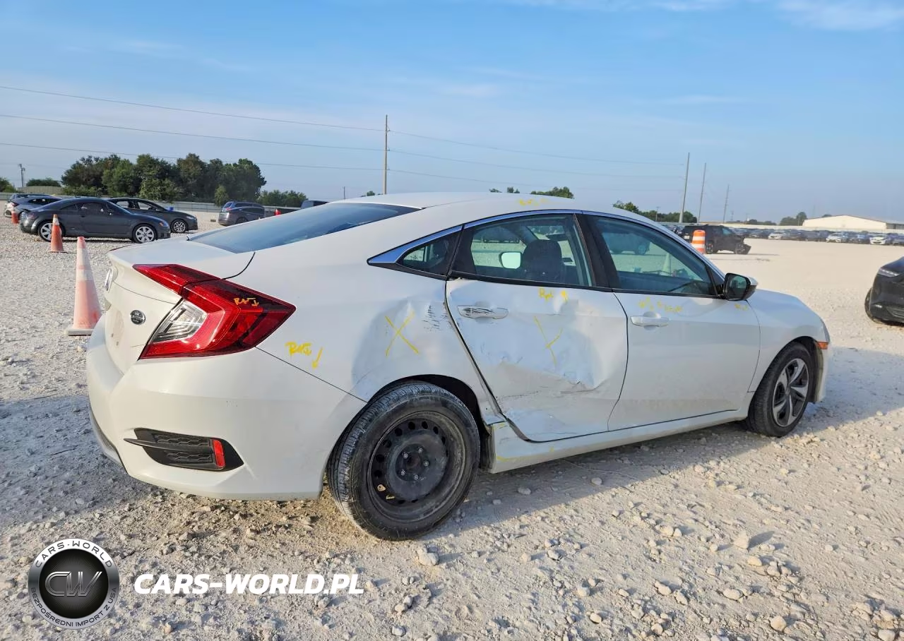 2019 Honda Civic Lx VIN:2HGFC2F69KH516026 - 3
