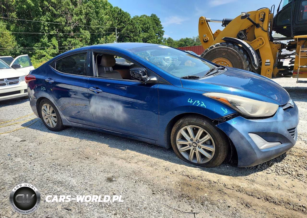 2015 Hyundai Elantra Se VIN:KMHDH4AE4FU320933 - 4