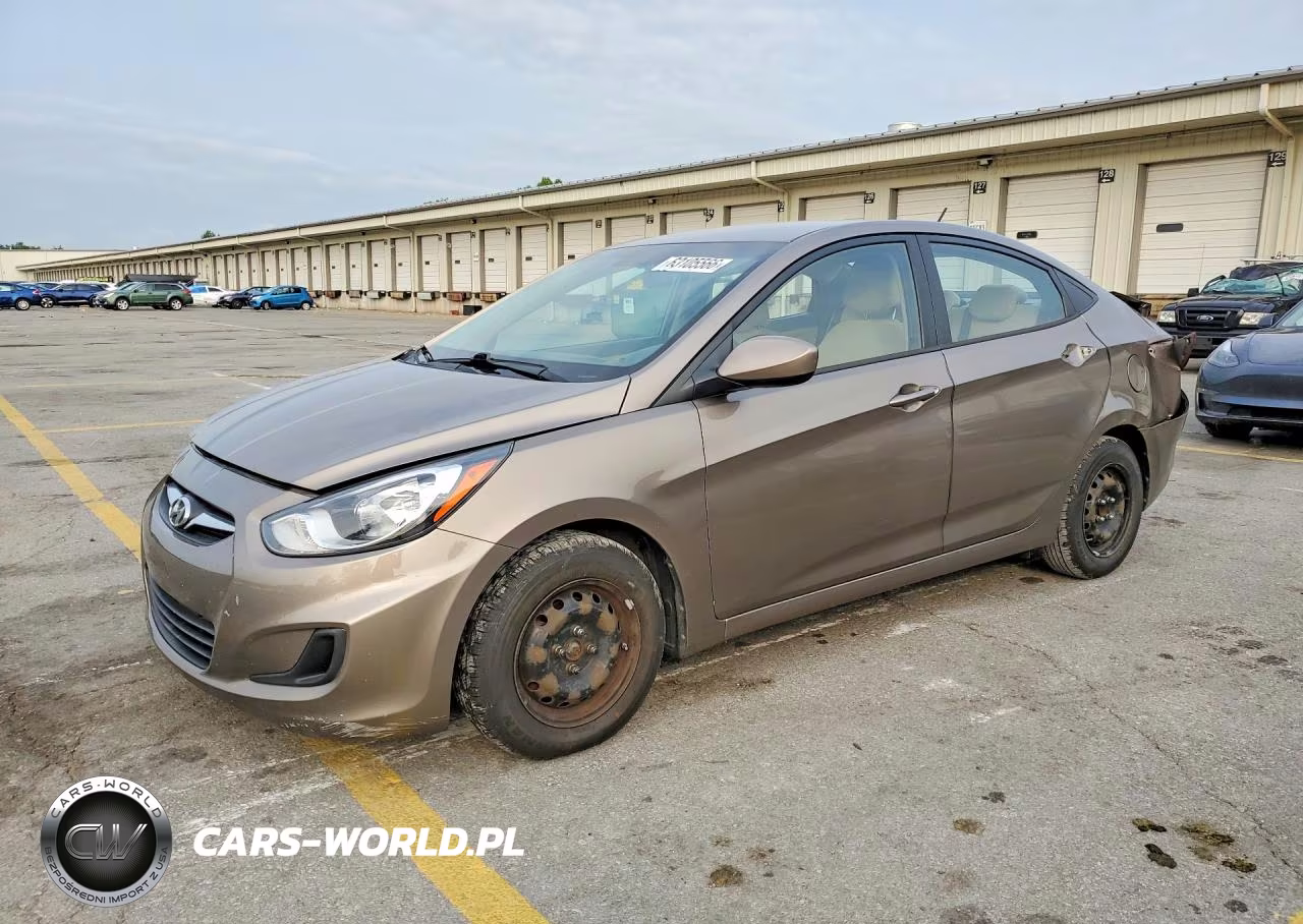 2013 Hyundai Accent Gls VIN:KMHCT4AE2DU363920 - 1
