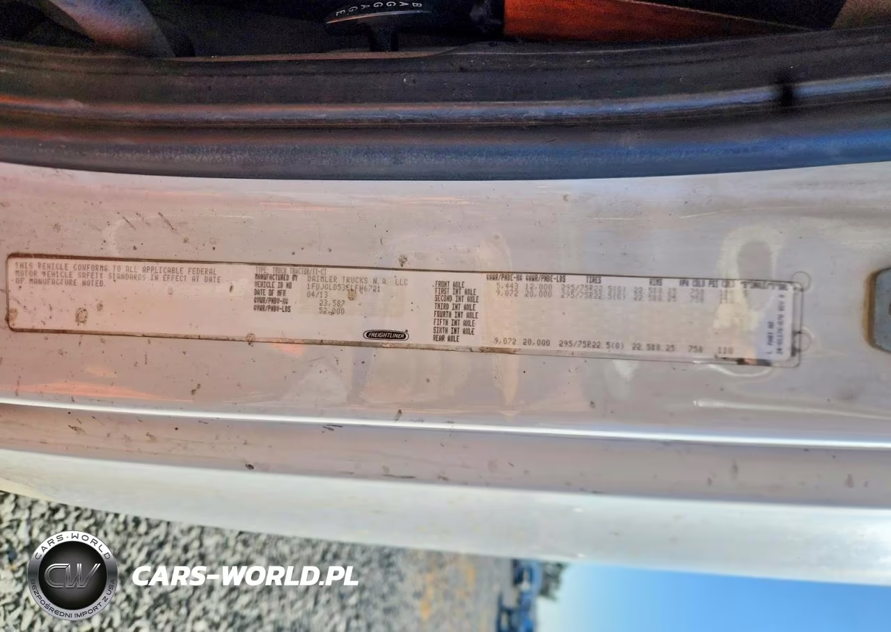 2014 Freightliner Cascadia Semi Truck VIN:1FUJGLD53ELFH6721 - 12