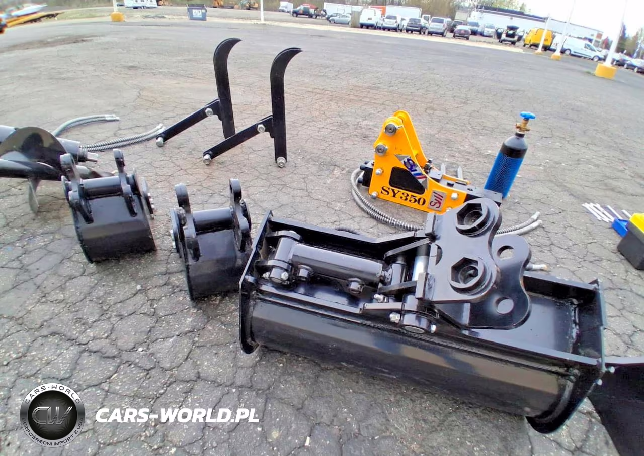2026 Mini Excavator Attachments: Auger Bit + Auger Motors + 200 Mm Bucket + 200 Mm Bucket + 600 Mm Tilt Bucket + 1000 Mm Bucket VIN:38913409 - 5
