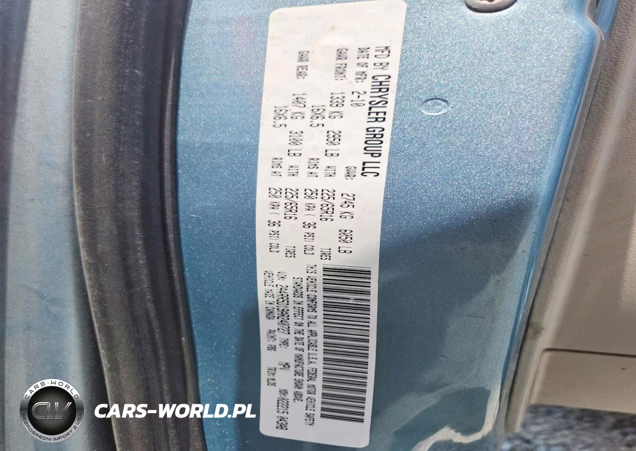 2010 Chrysler Town & Country Touring VIN:2A4RR5D19AR240727 - 13