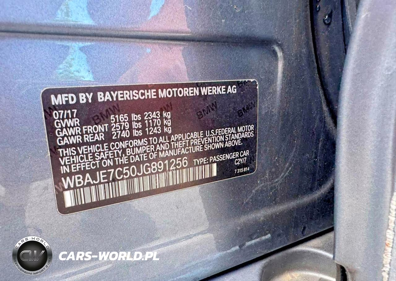 2018 BMW 540 Xi VIN:WBAJE7C50JG891256 - 10