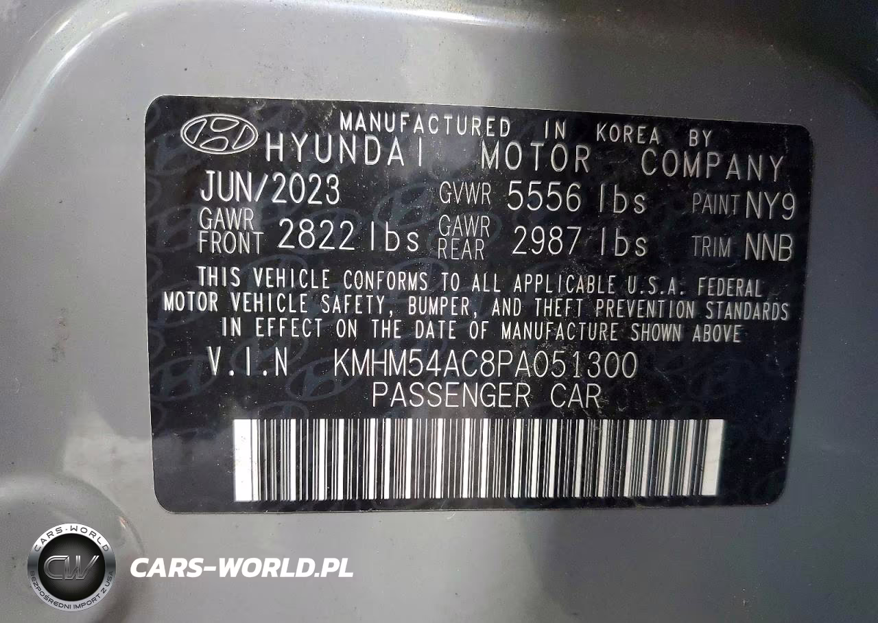 2023 Hyundai Ioniq 6 Limited VIN:KMHM54AC8PA051300 - 12