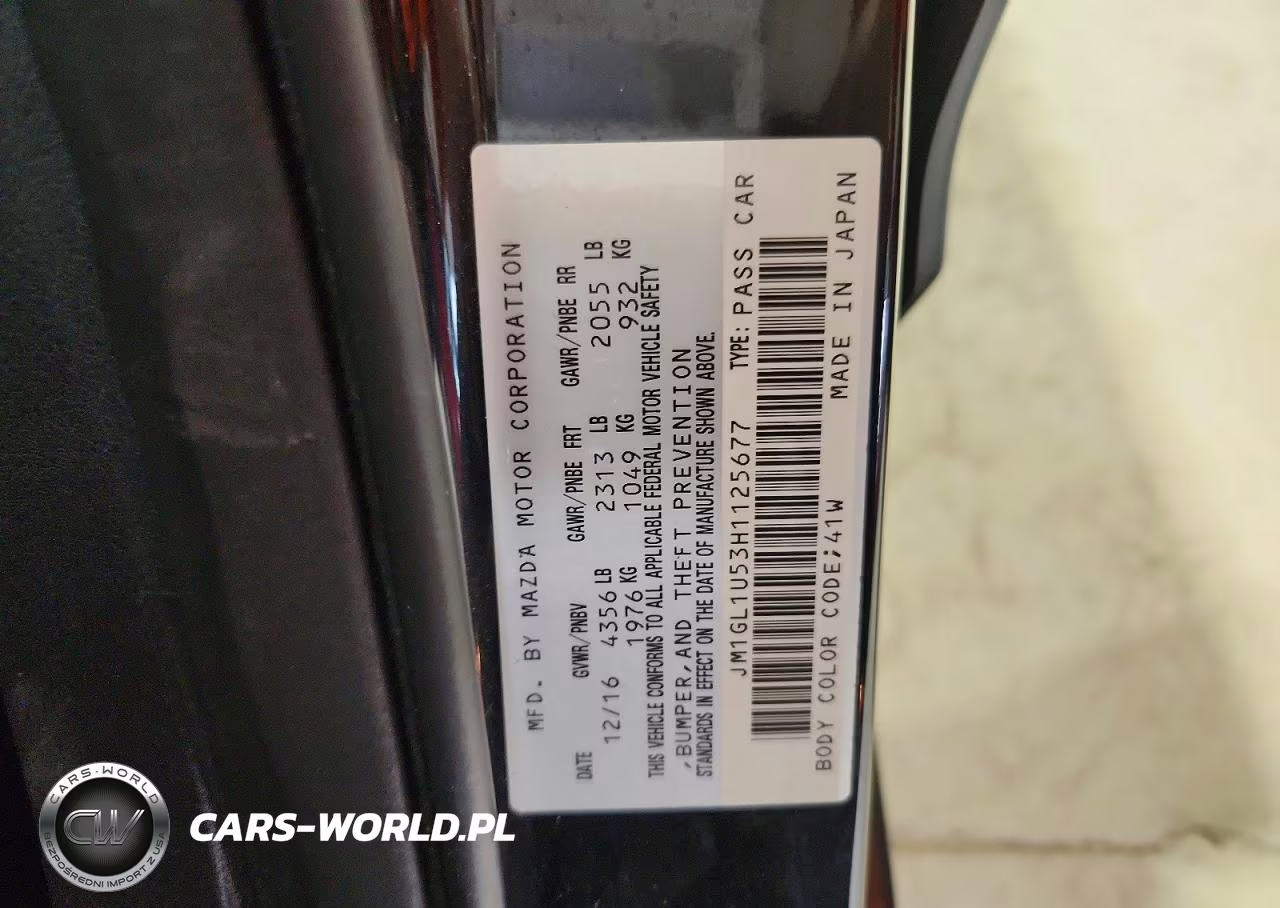 2017 Mazda 6 Sport VIN:JM1GL1U53H1125677 - 12