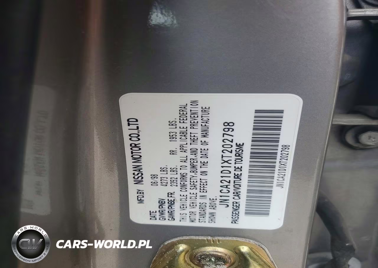 1999 Nissan Maxima Gxe VIN:JN1CA21D1XT202798 - 13