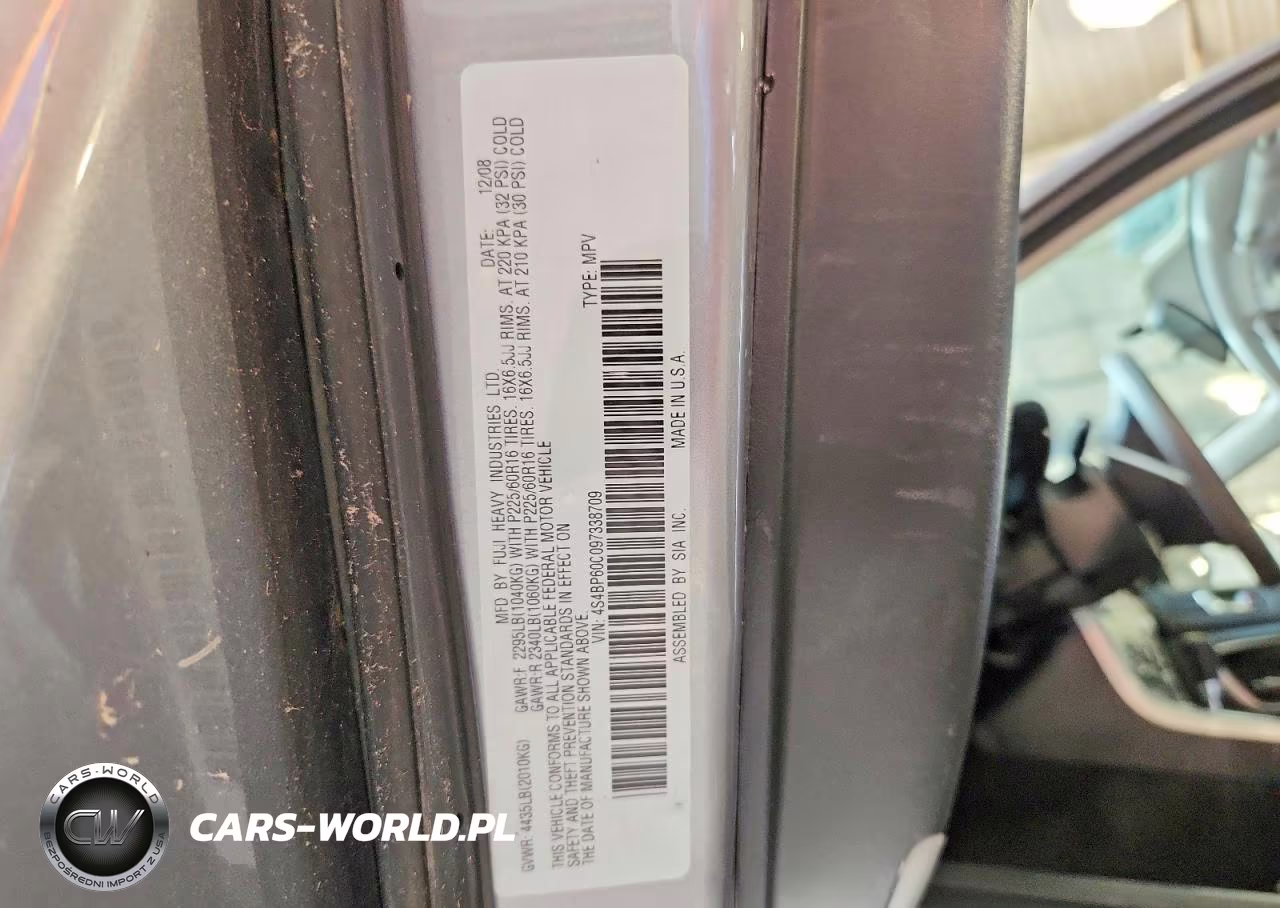 2009 Subaru Outback VIN:4S4BP60C097338709 - 12