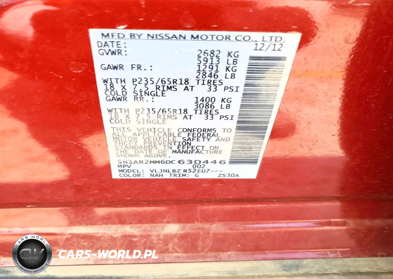 2013 Nissan Pathfinder S VIN:5N1AR2MM6DC630446 - 13