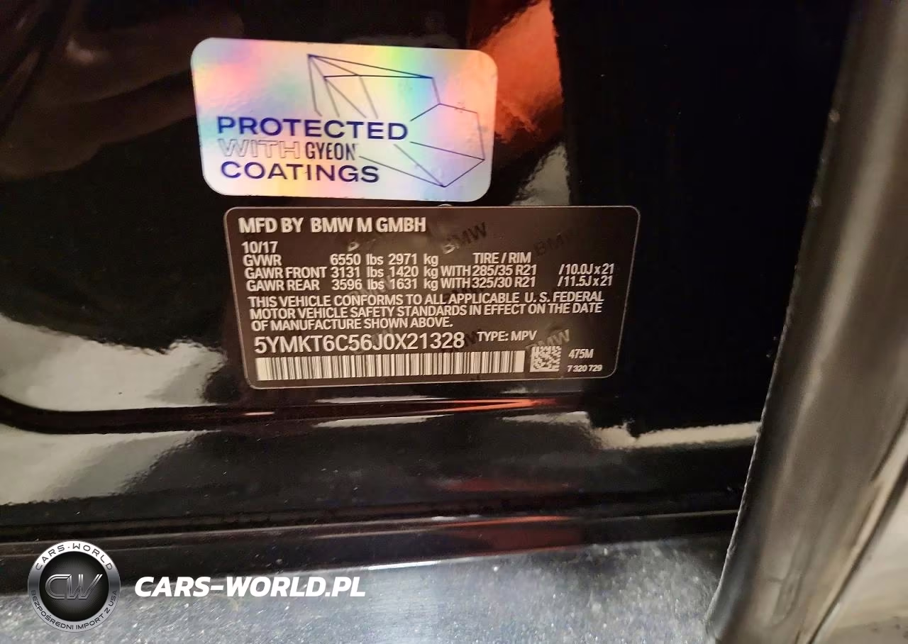 2018 BMW X5 M VIN:5YMKT6C56J0X21328 - 13