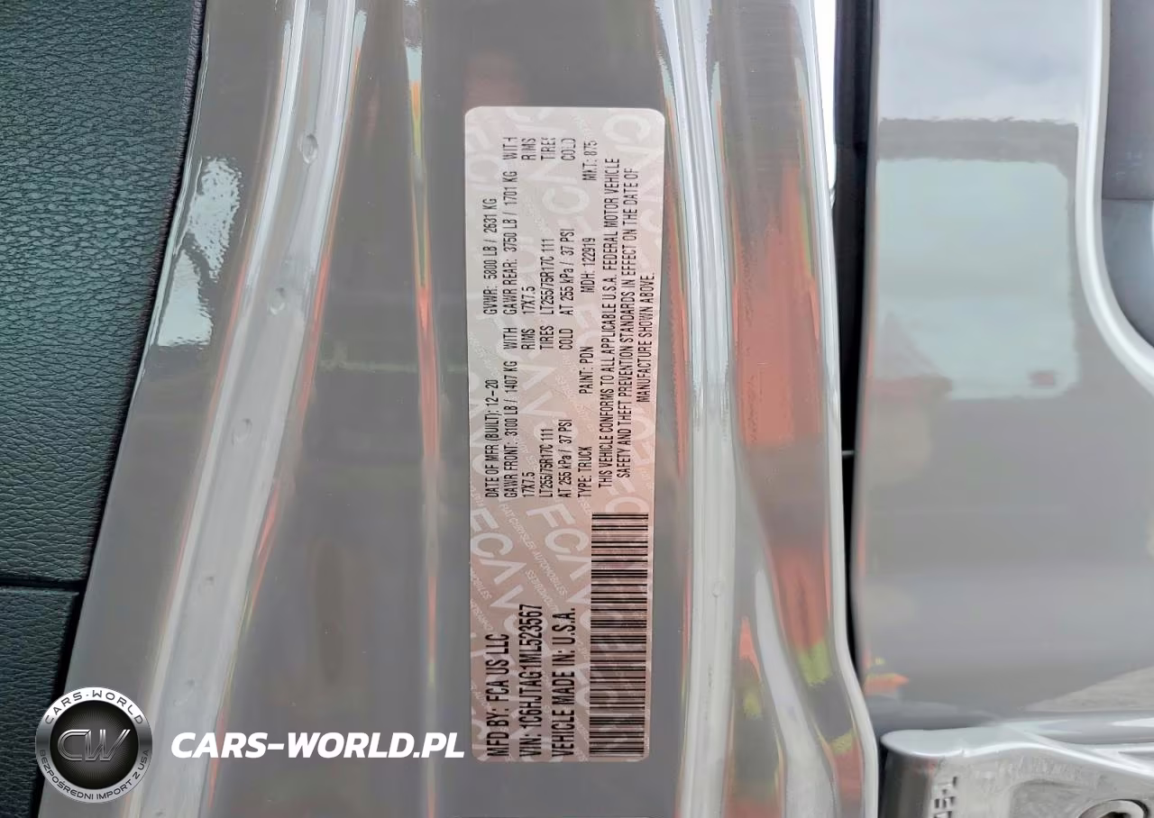 2021 Jeep Gladiator Sport VIN:1C6HJTAG1ML523567 - 12