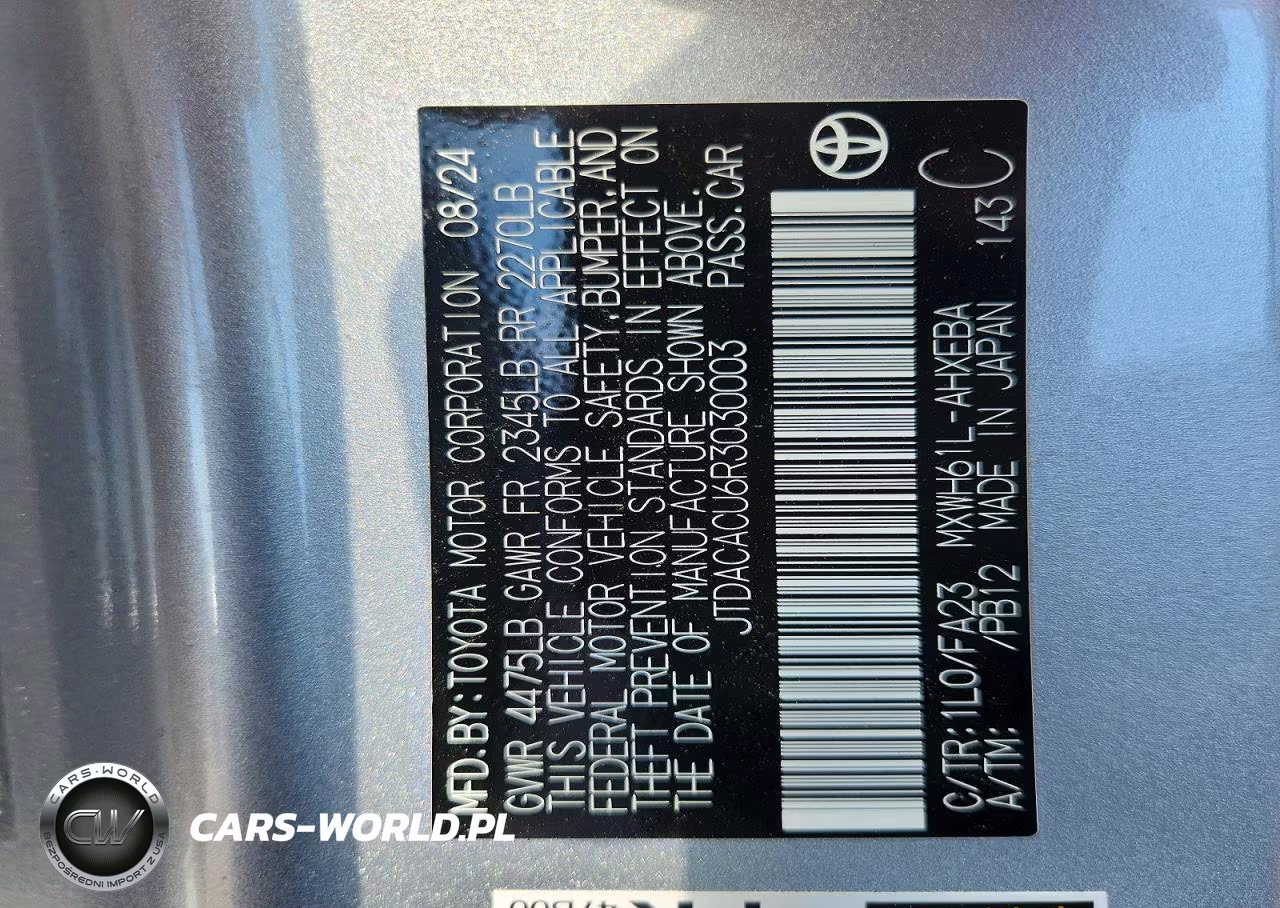 2024 Toyota Prius Prime Se VIN:JTDACACU6R3030003 - 13