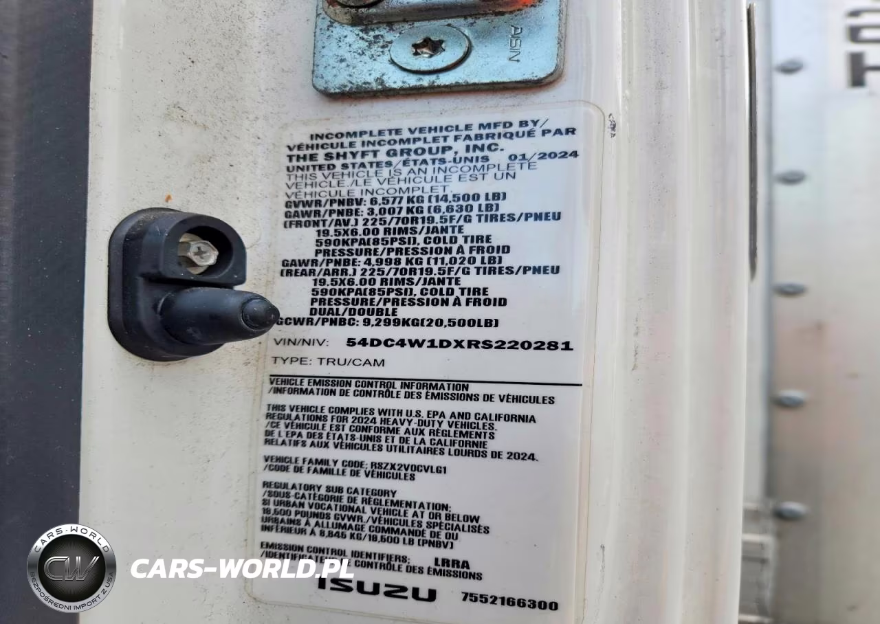 2024 Isuzu Npr Hd Box Truck VIN:54DC4W1DXRS220281 - 14