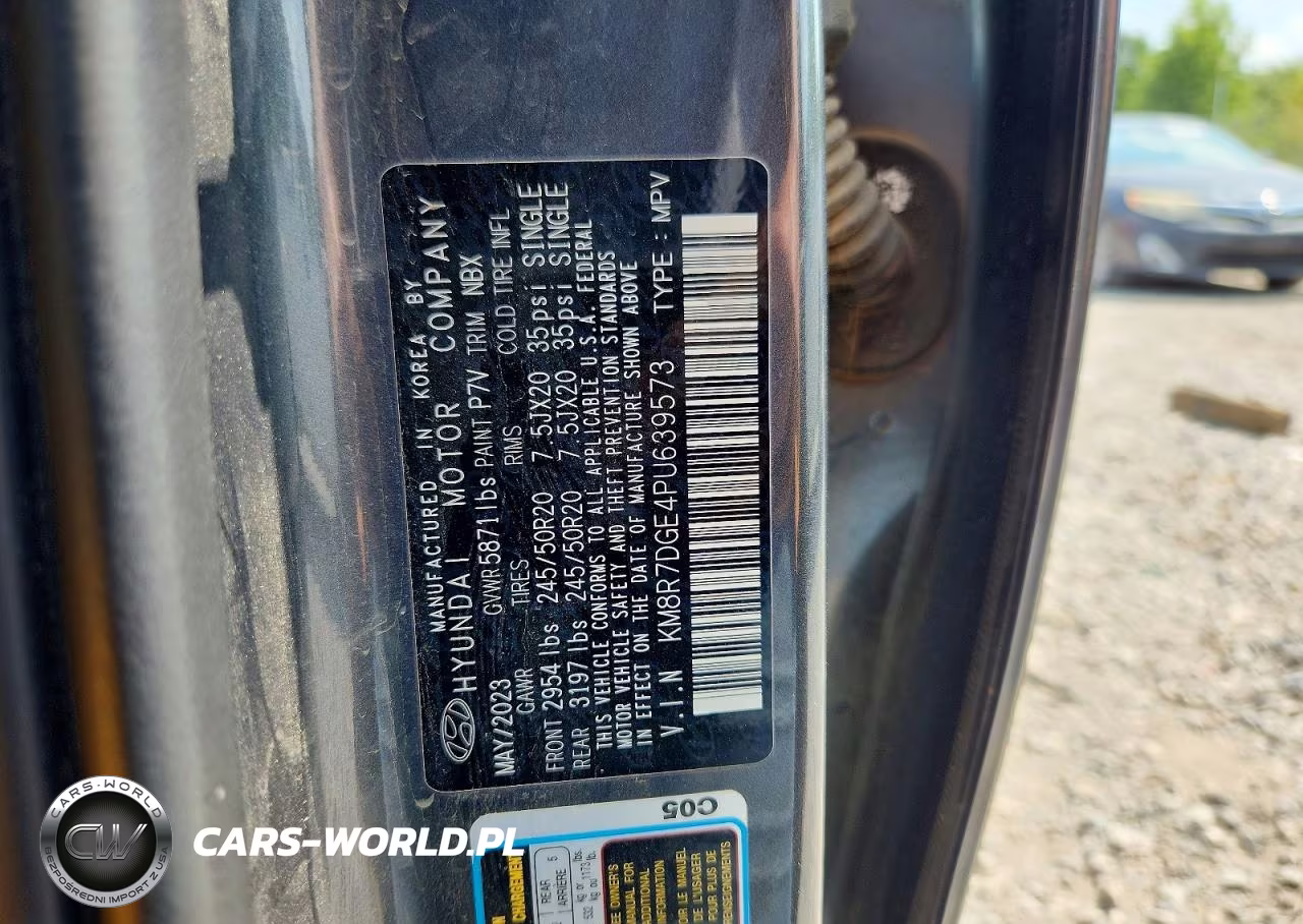 2023 Hyundai Palisade Calligraphy VIN:KM8R7DGE4PU639573 - 13