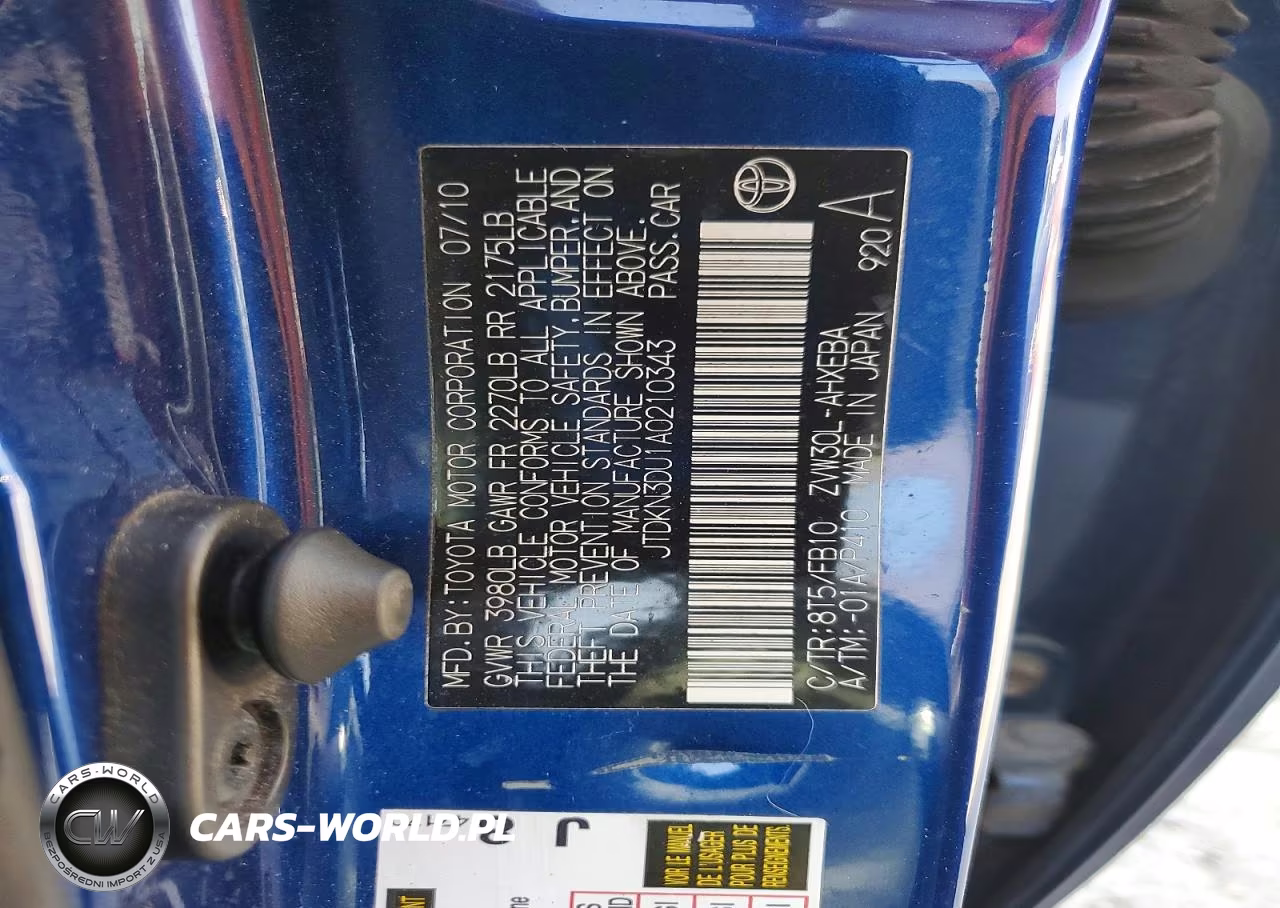2010 Toyota Prius Iii VIN:JTDKN3DU1A0210343 - 13