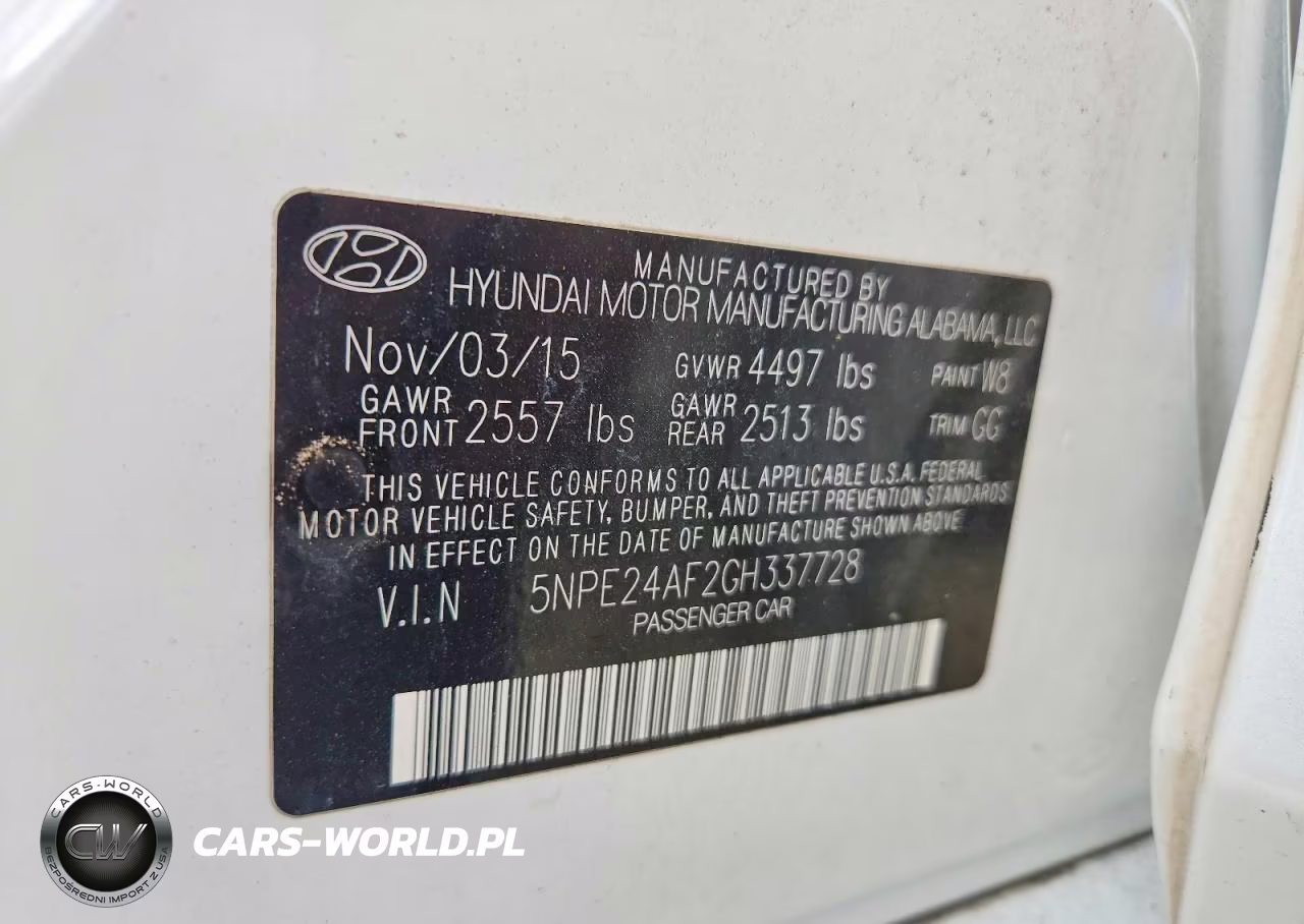 2016 Hyundai Sonata Se VIN:5NPE24AF2GH337728 - 13