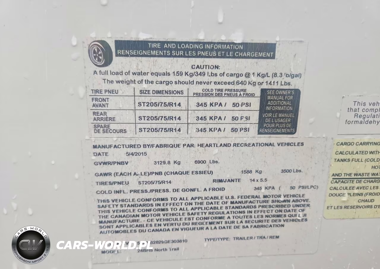 2016 Heartland North Trail Camper VIN:5SFNB2829GE303810 - 10