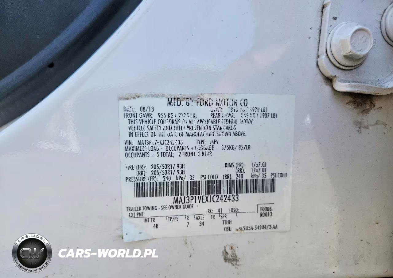 2018 Ford Ecosport Titanium VIN:MAJ3P1VEXJC242433 - 13