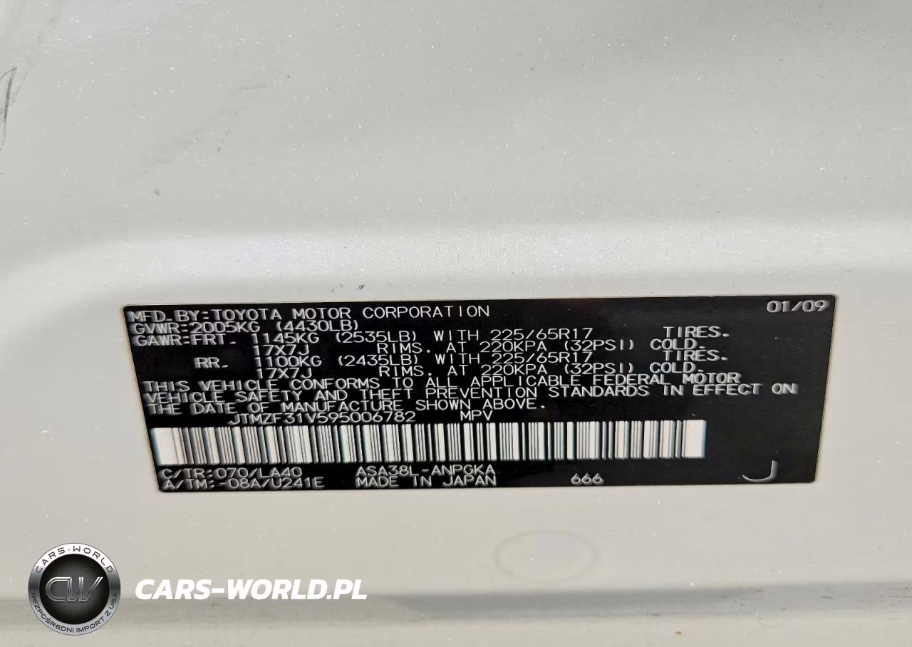 2009 Toyota Rav4 Limited VIN:JTMZF31V595006782 - 13
