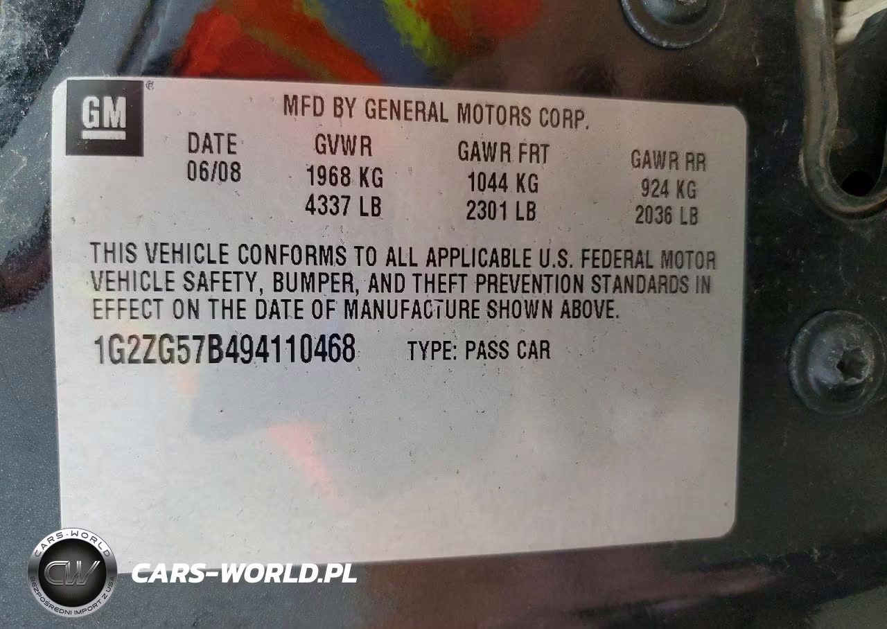 2009 Pontiac G6 VIN:1G2ZG57B494110468 - 12