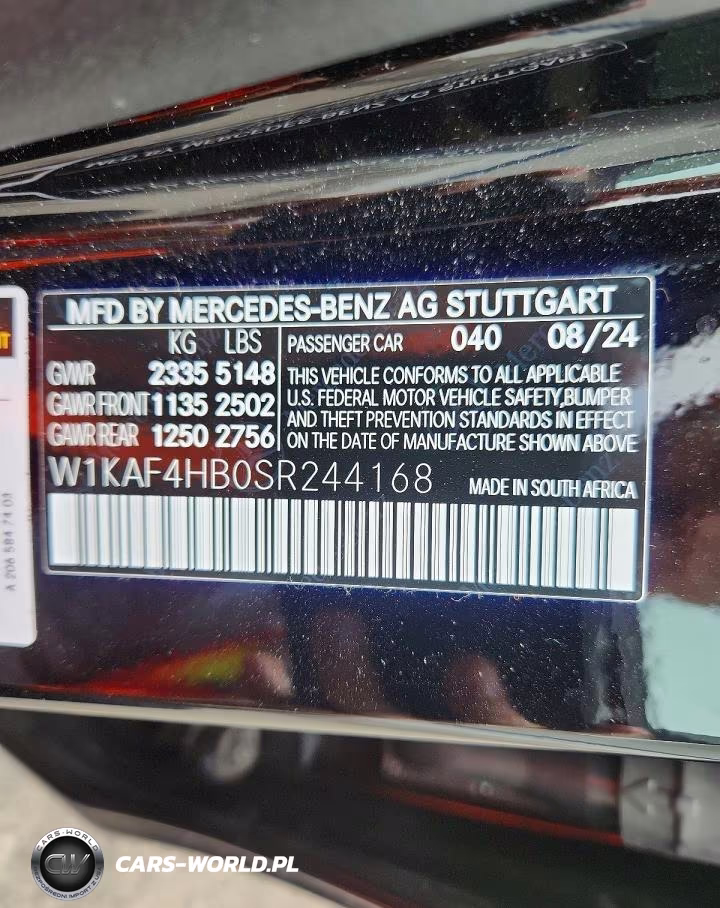 2025 Mercedes-Benz C 300 4Matic VIN:W1KAF4HB0SR244168 - 12
