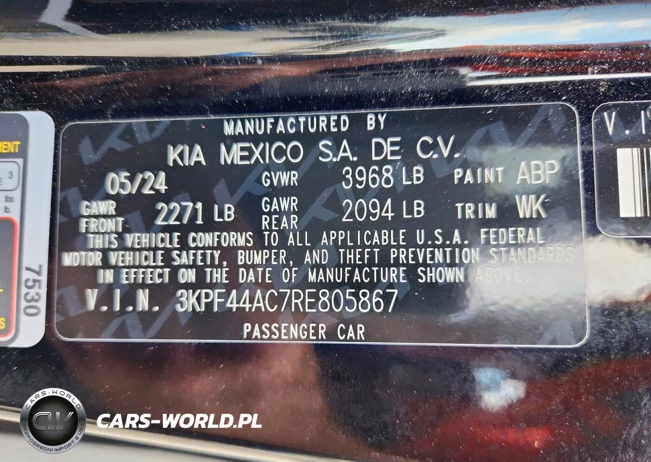 2024 Kia Forte Gt VIN:3KPF44AC7RE805867 - 13